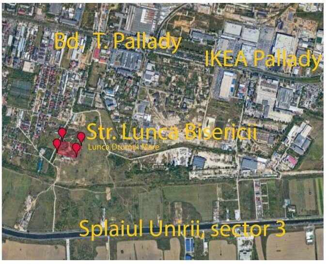 Theodor Pallady, Hala Laminor, Lunca Bisericii, Splaiul Unirii,